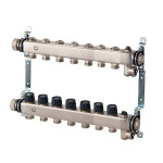 Коллектор из нержавеющей стали Multidis SHR 1" 8 контуров 3/4" Oventrop Коллектор из нержавеющей стали Multidis SHR 1" 8 контуров 3/4" Oventrop