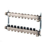 Коллектор из нержавеющей стали Multidis SHR 1" 9 контуров 3/4" Oventrop Коллектор из нержавеющей стали Multidis SHR 1" 9 контуров 3/4" Oventrop